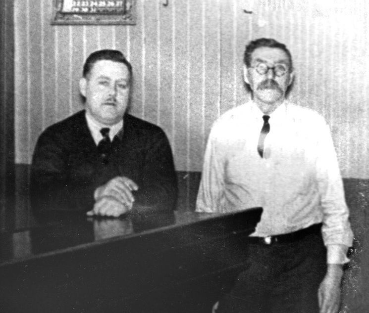 Ralph Borgen and his father, E.T. Borgen